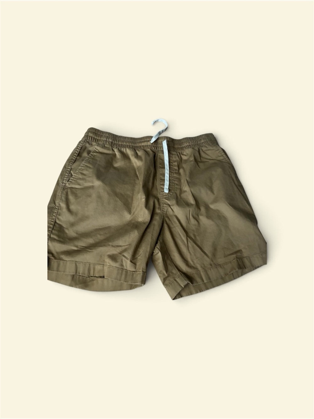 J. Crew Olive Green Drawstring Cotton Shorts